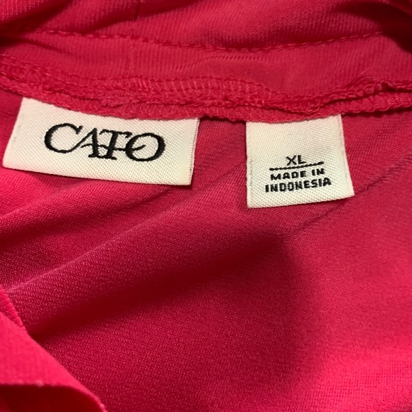 3/15🔥Pink shirt with ruffle neck - Picture 4 of 4